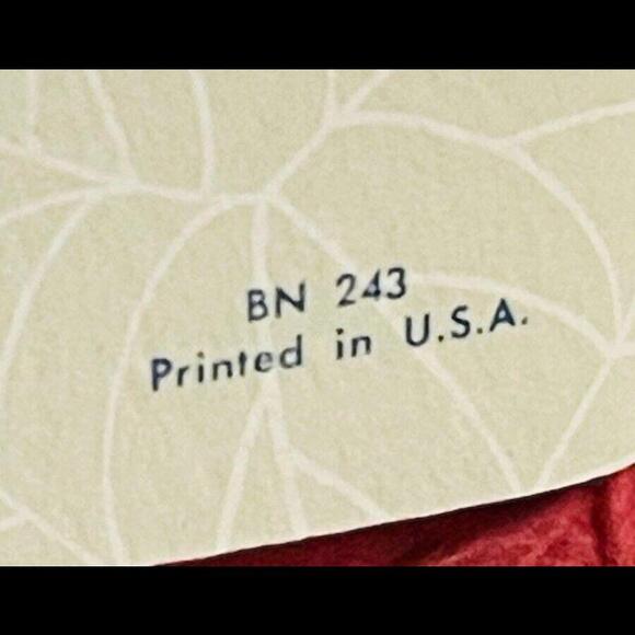 ❤️SOLD❤️Vintage Christmas Greeting Card-Is There Santa Claus? - Litho USA 1959 - Picture 5 of 6